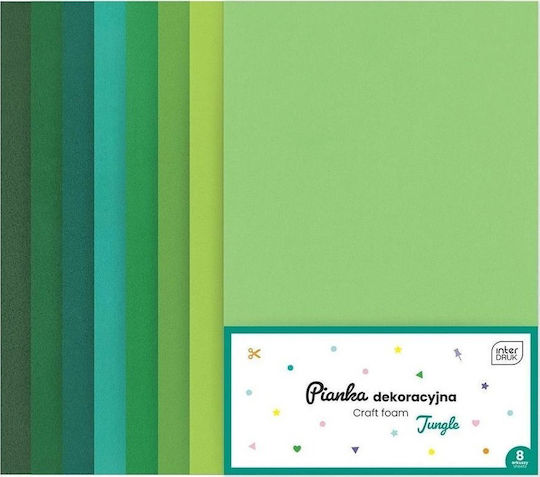 Interdruk Spumă Decorativă Jungle 8 Culori