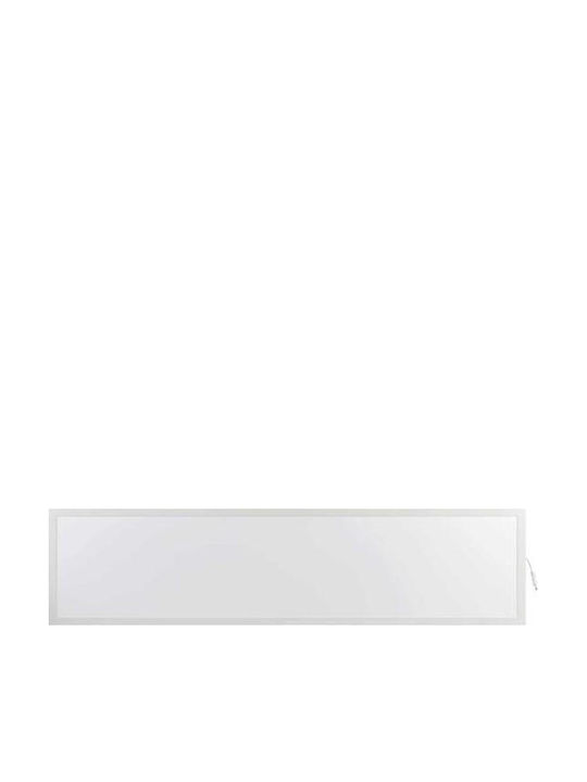 Eurolamp Rectangular Recessed LED Panel 40W with Natural White Light 4000K 120x30cm