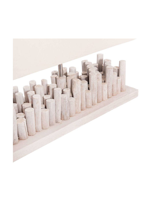 Freebox Table Lamp with White Shade
