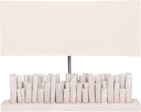 Freebox Table Lamp with White Shade