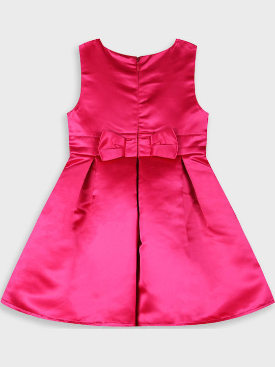 Rochie pentru Copii Fără mâneci Din tul Fuchsia