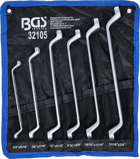 BGS Technic Σετ 6 Διπλά Κλειδιά Πολύγωνα Κυρτά