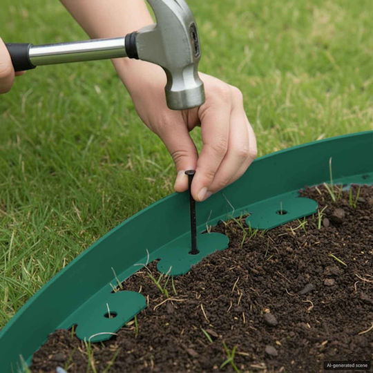 vidaXL Plastic Garden Hedge in Green Color