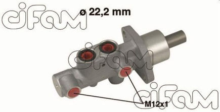 Brake Master Cylinder Pump Peugeot 206 Cc 2d Cifam 202-542