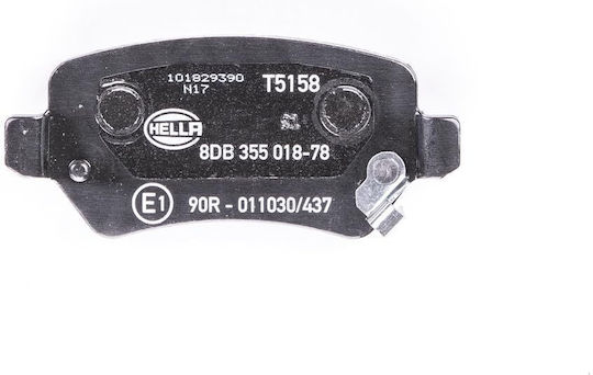 Brake Pads Rear Lucas A-g A-h Meriva-hella Pagid-1605995h