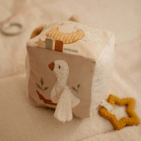 Little Dutch Κύβος Δραστηριοτήτων Newborn Naturals από Ύφασμα