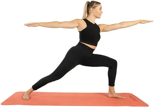 Tunturi Exercise Mat Pilates Blue with Carry Strap (183x61cm)