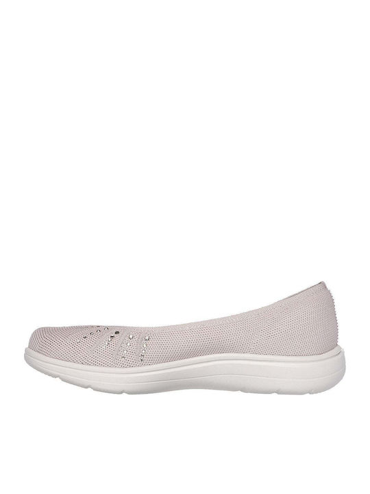Onthego Flex Radiant Women's Ballerina Shoes in Beige Colour