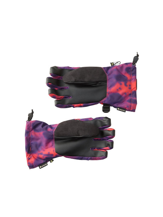Burton Snow Ανδρικά Γάντια Σκι & Snowboard με Μεμβράνη Gore-Tex Πολύχρωμα