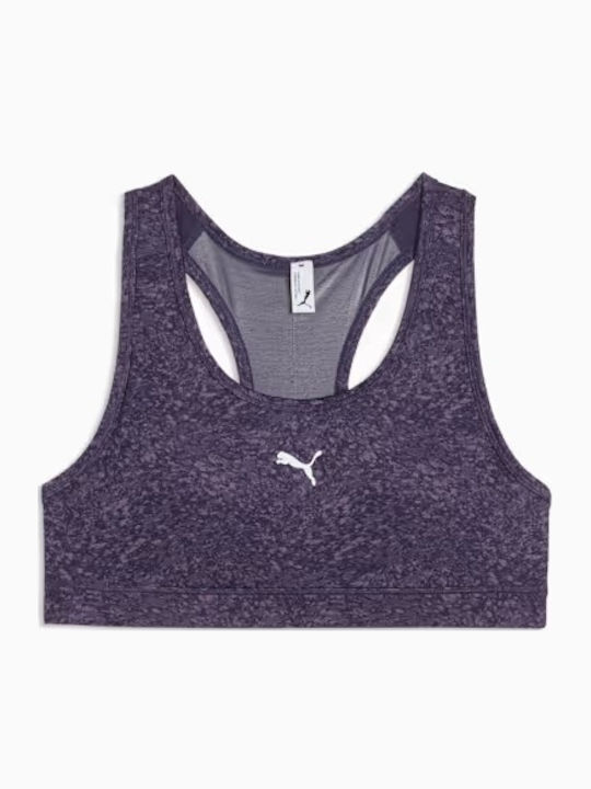 Damen Sport-BH Lila mit Futter & Abnehmbare Polsterung