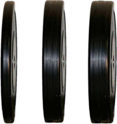 Viking Bumper Set of Plates Olympic Type Rubber 1 x 20kg Φ50mm
