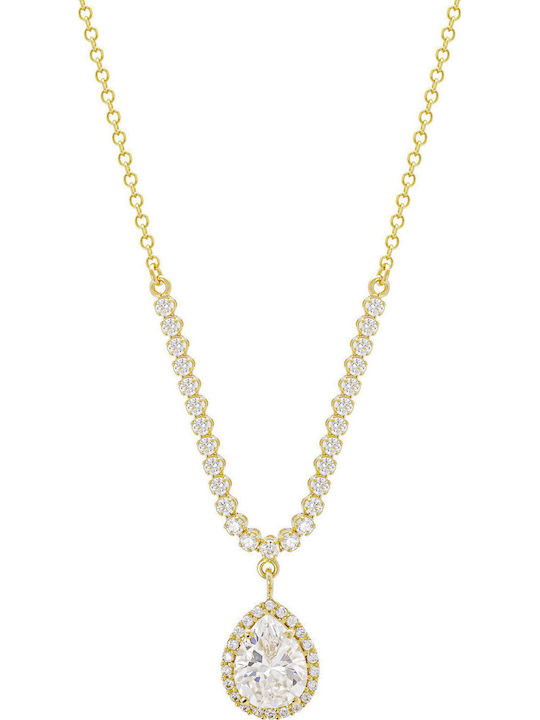 Kiriakos Gofas Set with Necklace & Bracelet with Stones