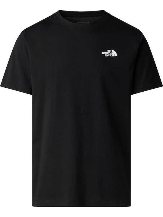 Mountain Sketch T-shirt Μαύρο