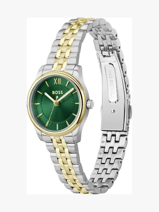 Boss Graceful Womens Watch Battery with Gold Metal Bracelet