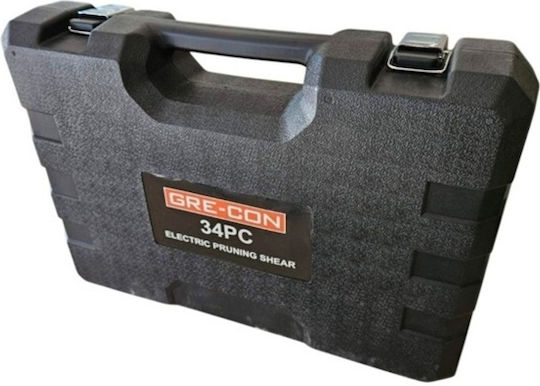GRE-CON Battery Pruner 16.8V 2x4Ah/4Ah with Maximum Cutting Diameter 32mm