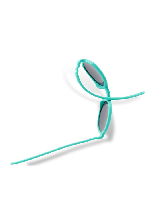 KiETLA Unbreakable Round Baby Sunglasses Blue for 1-2 Years