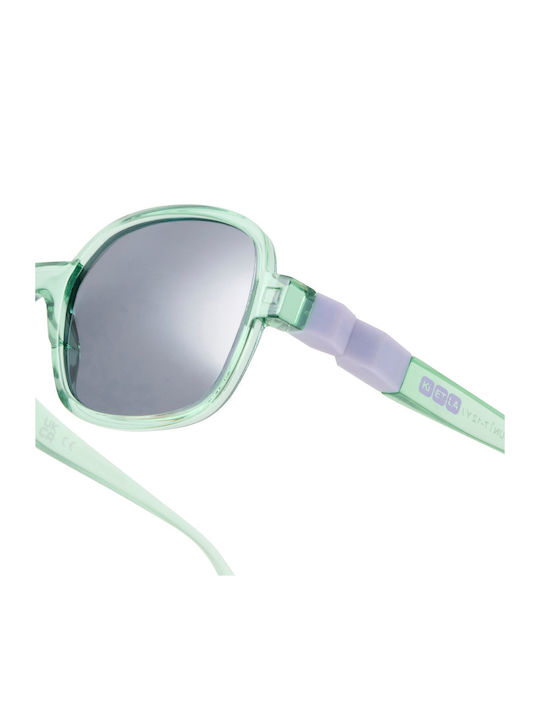 KiETLA Άθραυστα Oversized Παιδικά Γυαλιά Ηλίου με Polarized Φακό Γκρι για 4-7 Ετών