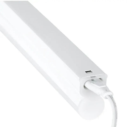 GloboStar Under-Cabinet Kitchen Counter Light Tubo LED 9W Natural White L60xD2.2xH3.5cm