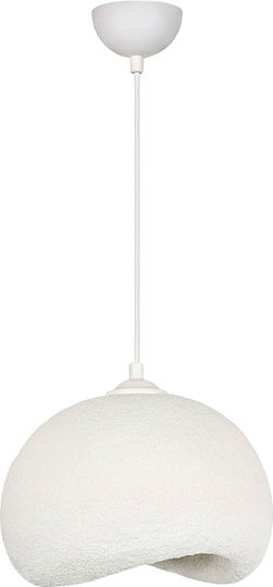 Megapap Yontu Pendant Ceiling Light White with E27 Socket 34x29x120cm