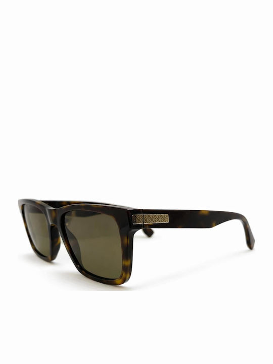 Fendi Unisex Γυαλιά Ηλίου με Καφέ Ταρταρούγα Κοκκάλινο Σκελετό και Πράσινο Φακό FE-FE40093I-52E
