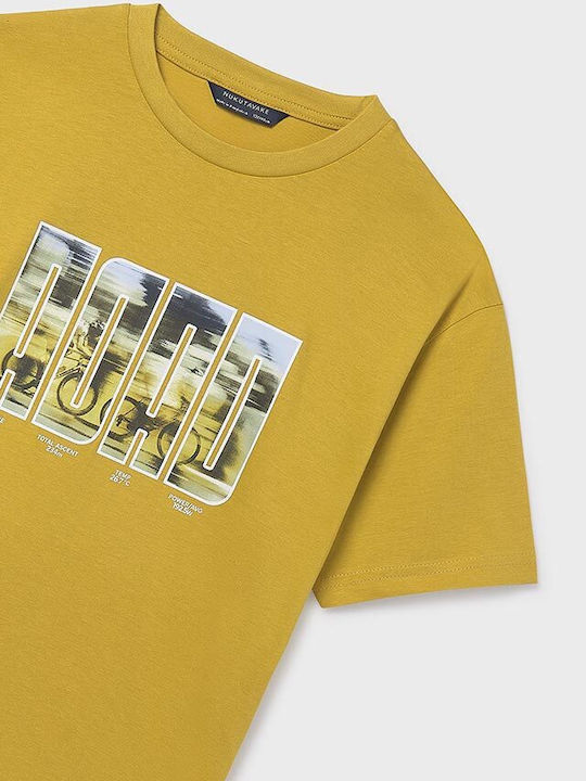 Kids Short-Sleeved Top Mustard Road