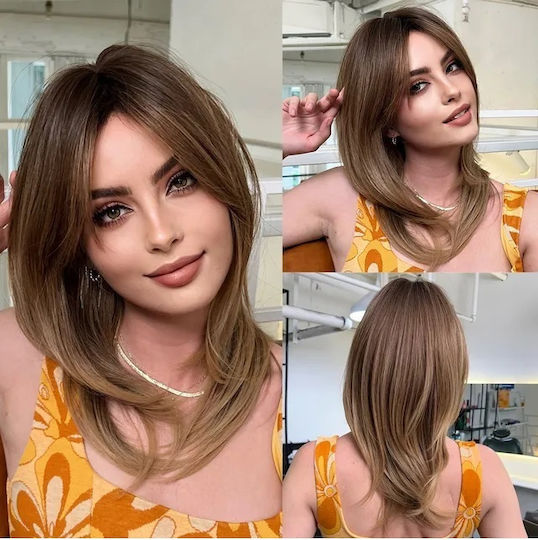 Animis Beauty Περούκα με Συνθετική Τρίχα σε Ξανθό Χρώμα 40cm