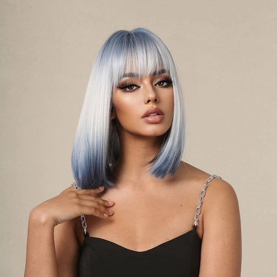 Animis Beauty Perucă Cu Păr Sintetic Gri 40cm