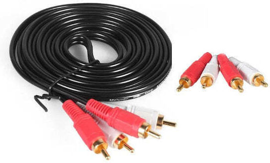 RCA-Kabel 2x RCA-Stecker - 2x RCA-Stecker 5m