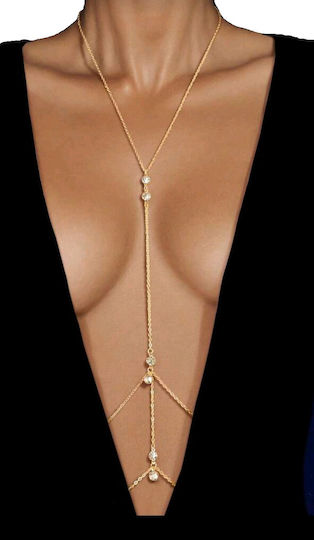 Tatu Moyo Κολιέ Γυναικείο Sexy Κόσμημα Χρυσό