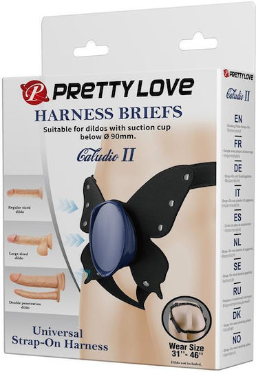 Caludio Ii Universal Strapon Harness Butterfly Prettylove
