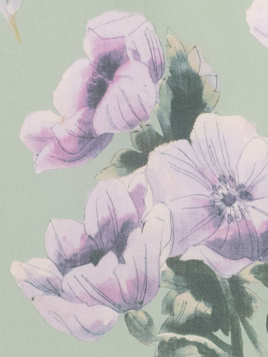 Γυναικεία Μπλούζα Κοντομάνικη Floral Βεραμάν