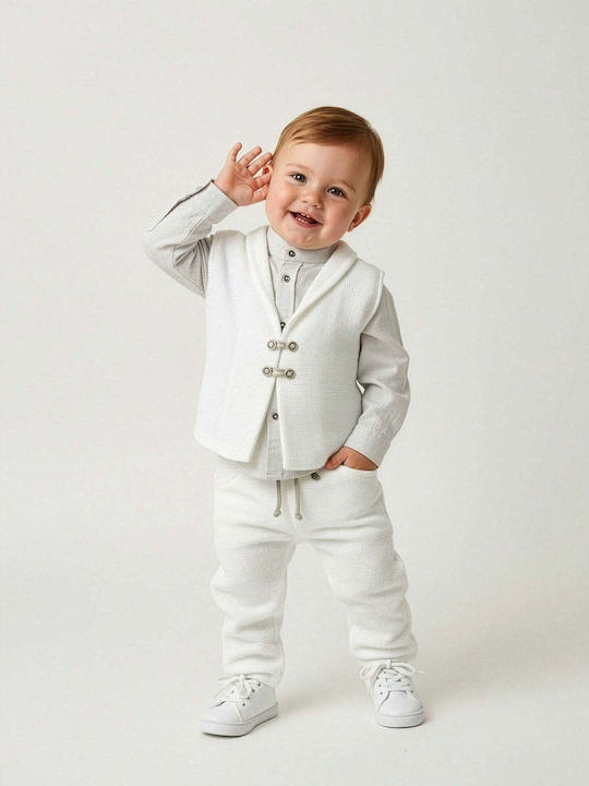 Kids Set with Pants Summer 4 Pieces White 100000AG1000438