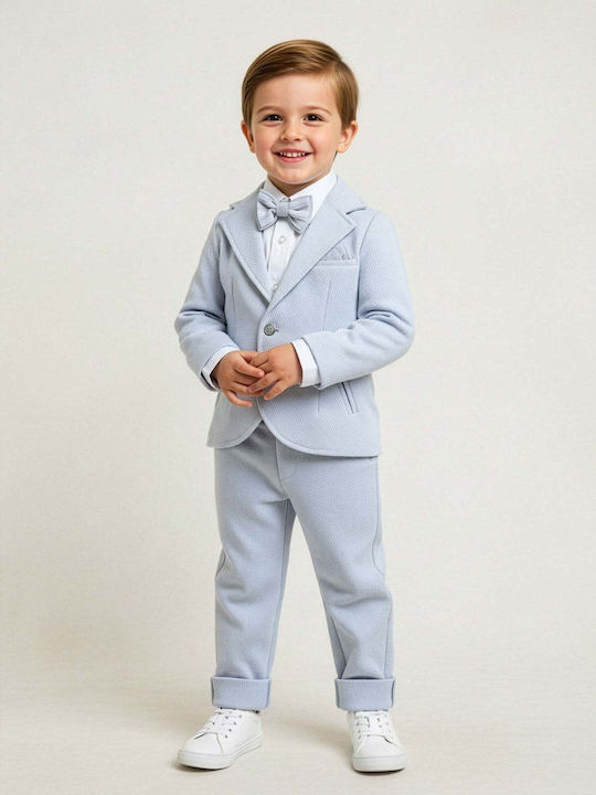 Kids Set with Pants and Coat Summer 7 Pieces Light Blue 100000AG1000426