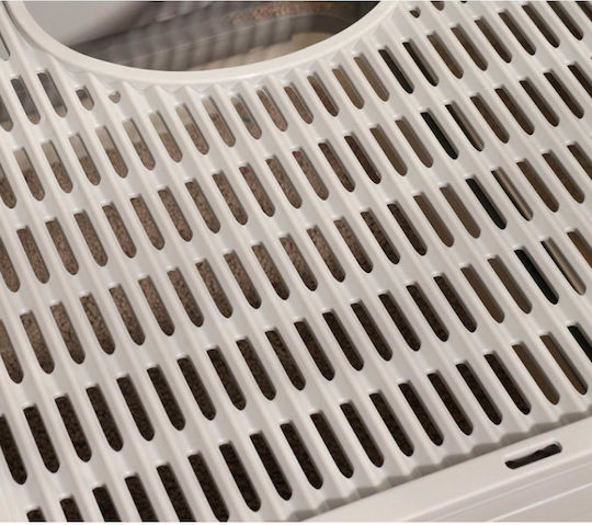 Animal Cat Toilet Closed with Filter Gray L51 x W40 x H36.5cm with Double Input
