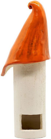 Rozos Ceramics 35-959 Tabletop Decor Handmade Ceramic Decorative Candle Holder 11x24