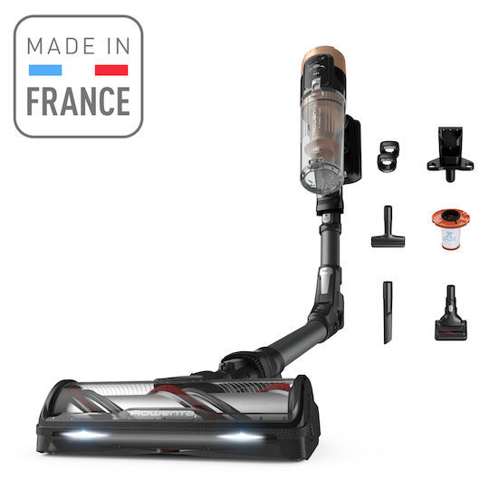 Rowenta X-Force 14.80 Animal Презареждаща Вертикална Прахосмукачка 2 в 1 Stick & Ръчна 25.2V Черна