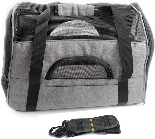 Animal Dog Carrying Gray Bag for 5kg Pets L43xW25xH33cm