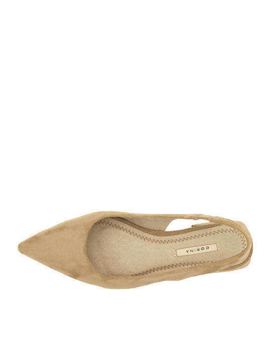 Suede Heels Brown
