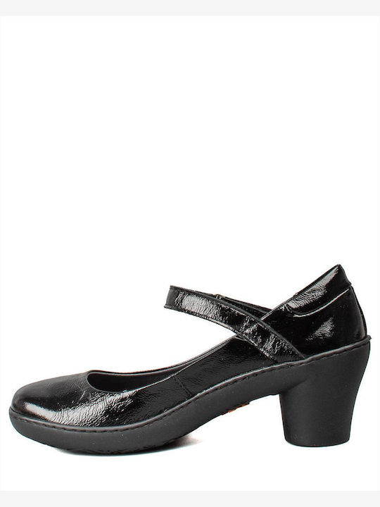 Lackleder Pumps Schwarz