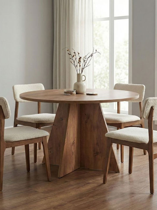 Virela Esszimmer- und Küchentisch Aus Holz Atlantic Pine 120x120x75cm GP052-0270
