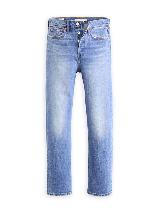 Wedgie Ψηλόμεσο Γυναικείο Jean Παντελόνι σε Ίσια Γραμμή