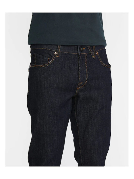 Herren Jeanshose Slim Gerade Passform Blau