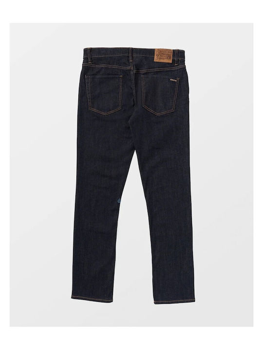Herren Jeanshose Slim Gerade Passform Blau