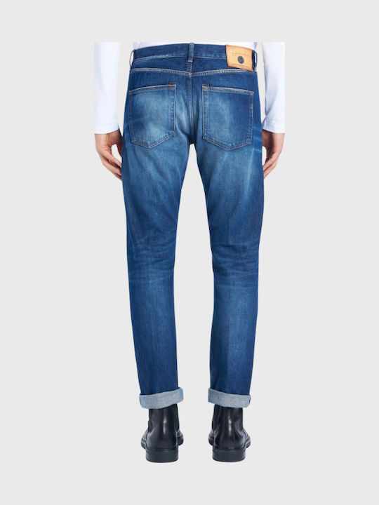 Ανδρικό Παντελόνι Τζιν με Regular Εφαρμογή Blue