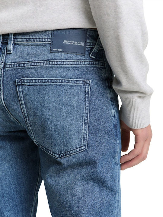 Ανδρικό Παντελόνι Τζιν με Slim Narrow Εφαρμογή Μπλε