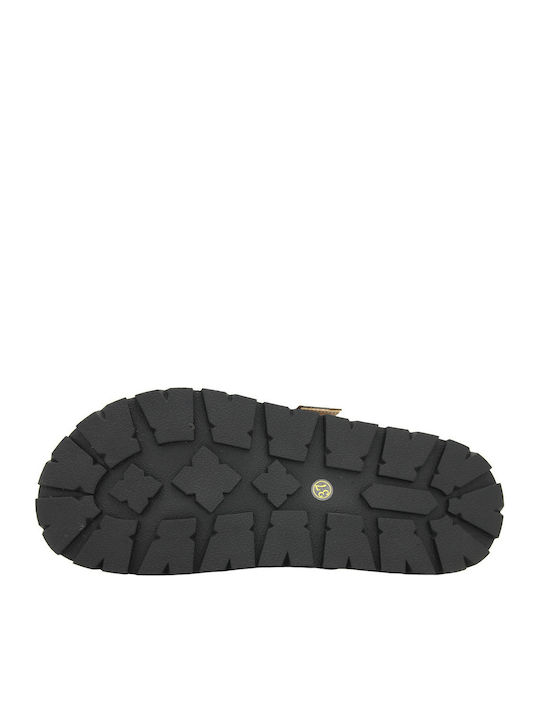 Suede Mules με Τακούνι σε Καφέ Χρώμα