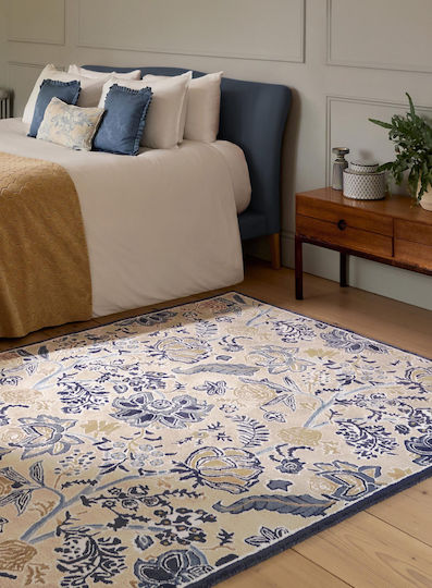 Sanderson Shalimar Χειροποίητο Χαλί Ορθογώνιο China Blue 140x200cm