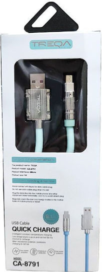 Treqa CA-8791 Regular USB 2.0 to Micro USB Cable Orange 1m 1 Piece