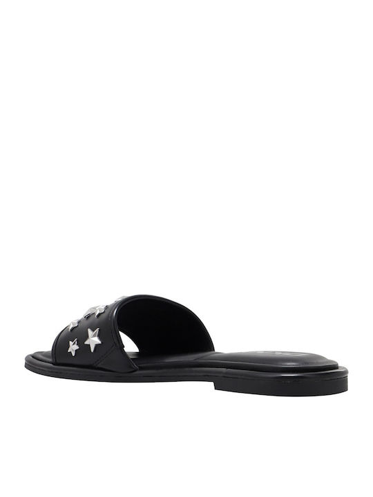 Women's Black Flat Sandals