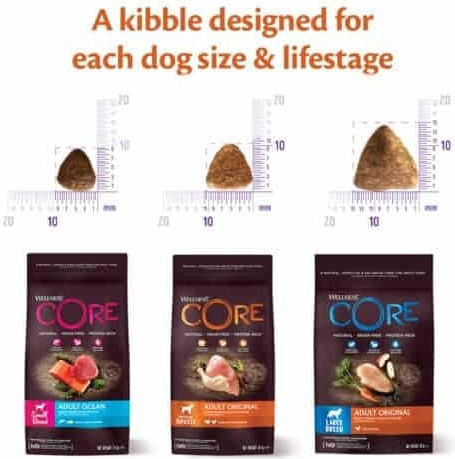 Wellness Core Grain Free Small Adult Ocean 1.5kg Dry Food Grain-Free for Adult Small Breed Dogs with Salmon and Tuna